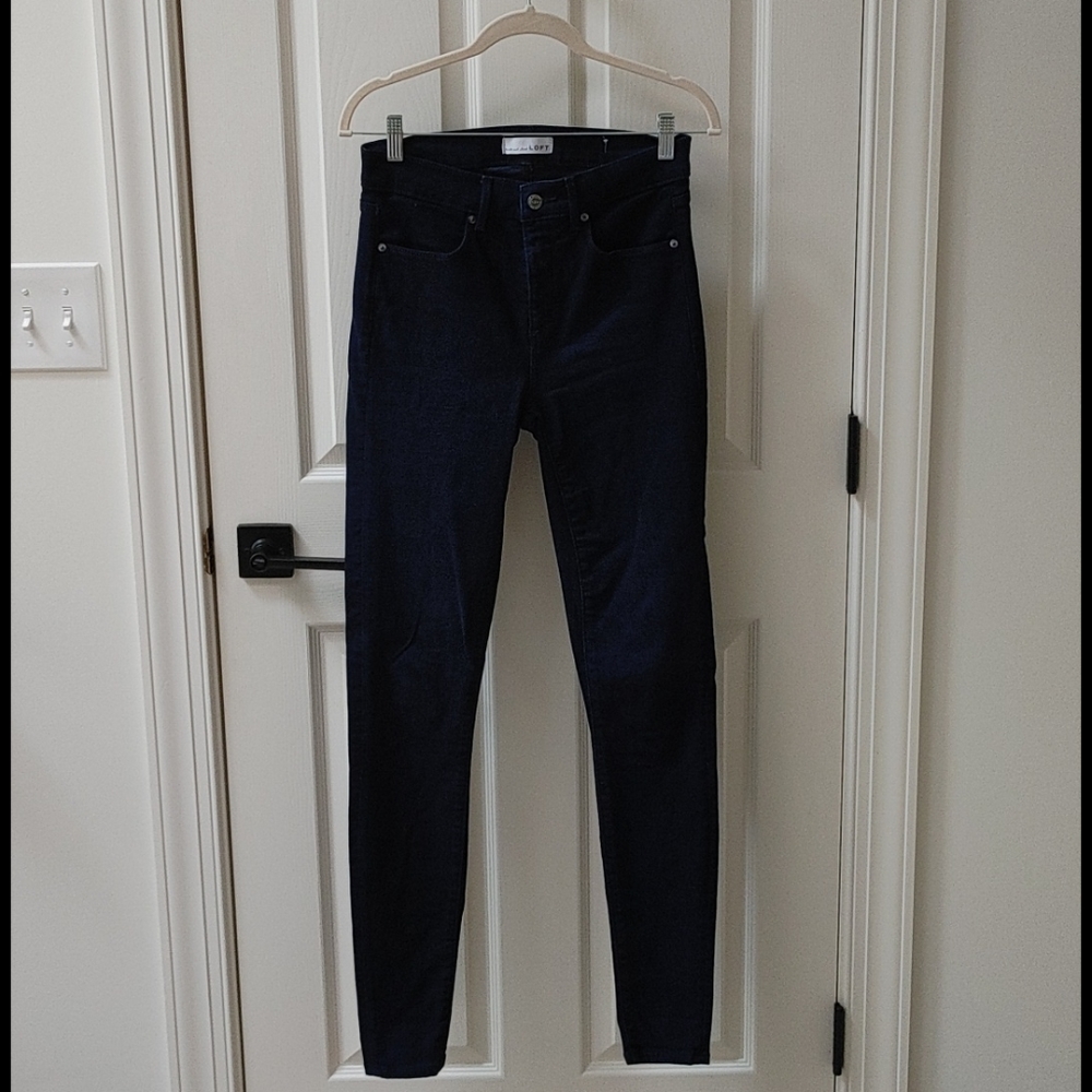 Loft- Ultra high waist legging jean, 4(27) Long